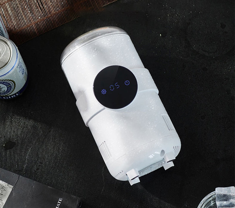 Portable Electric Cup Holder with Temperature Regulation for Drinks