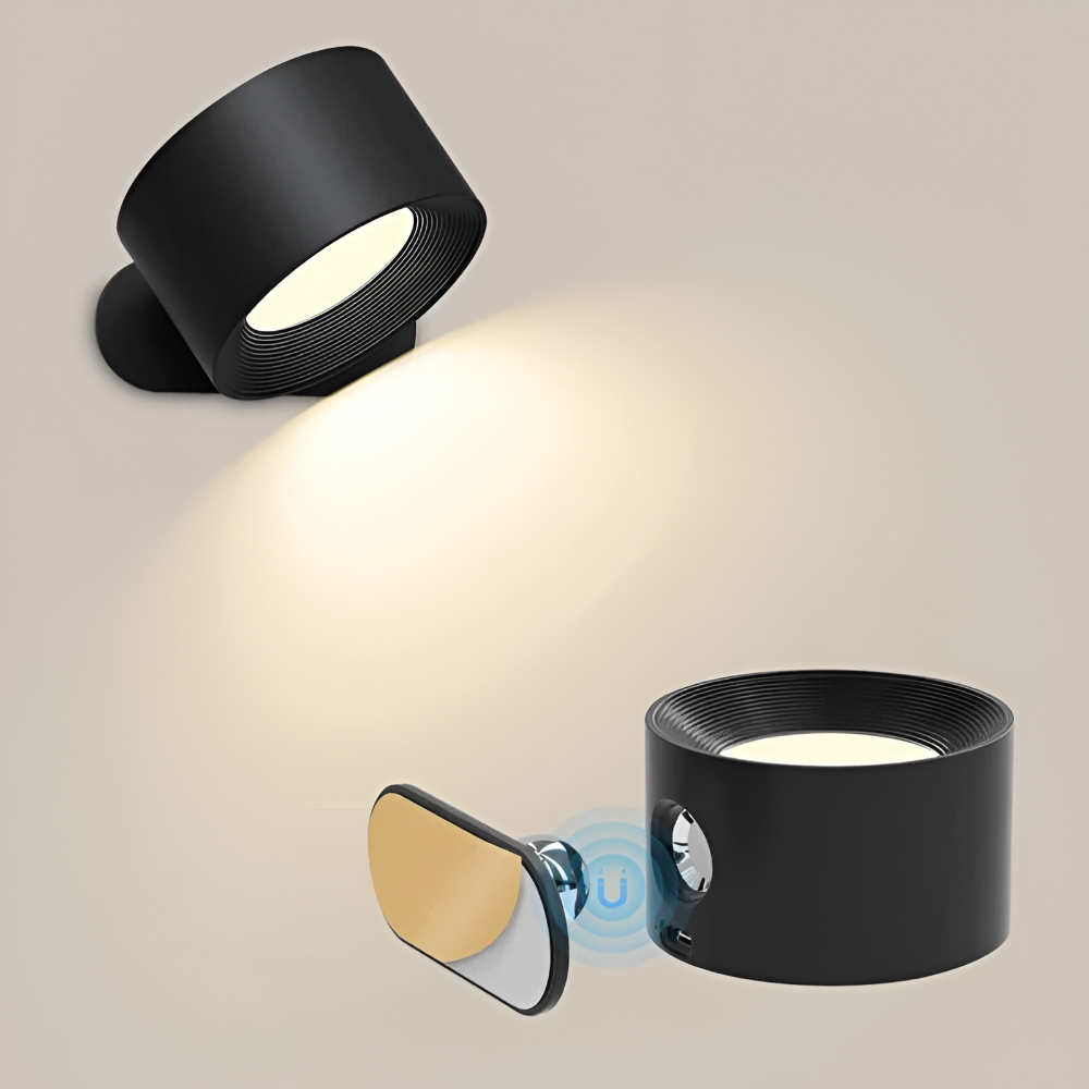 Magnetic Rechargeable LED Wall Lamp with Adjustable Brightness