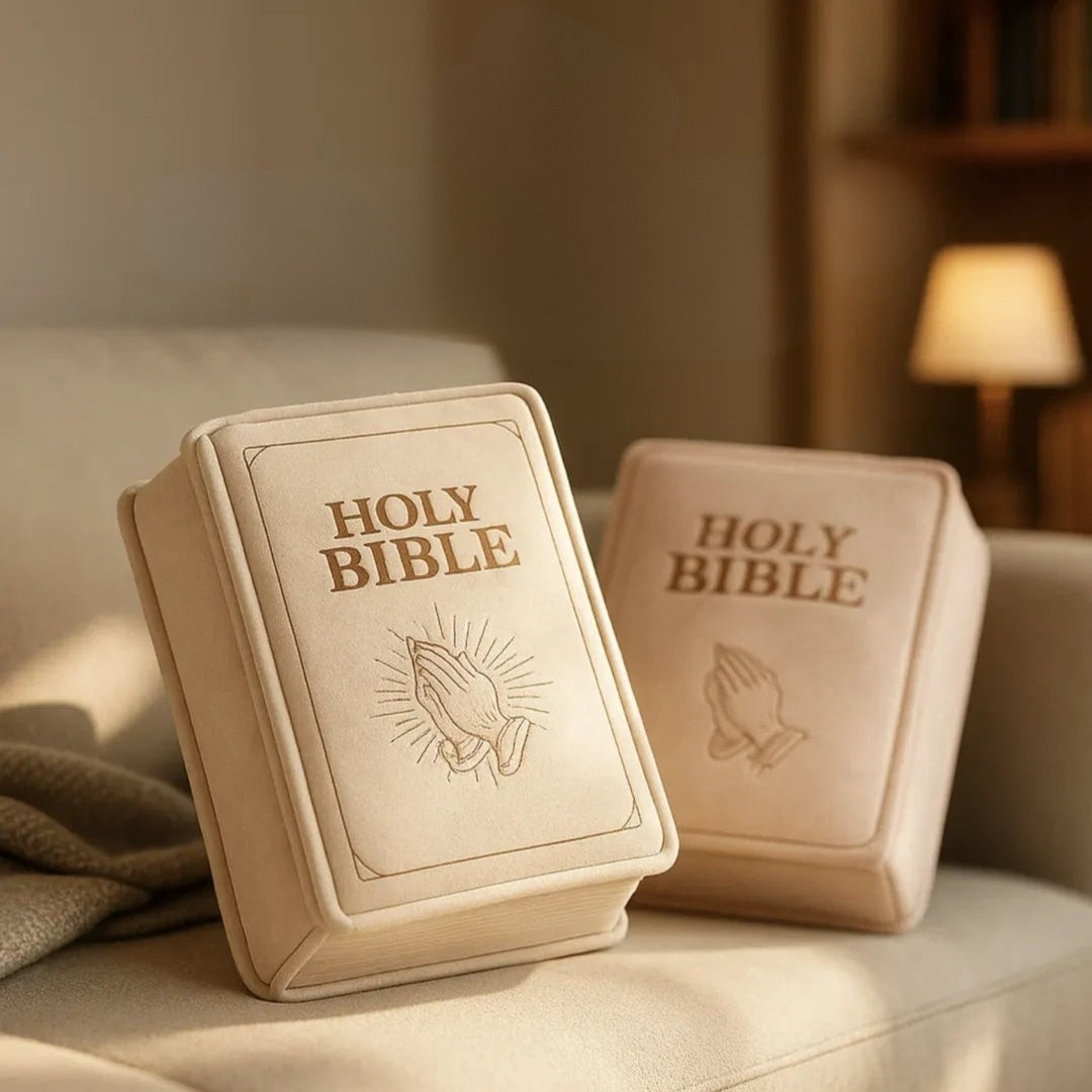 Faithful Comfort Pillow – Inspirational Plush Décor Cushion