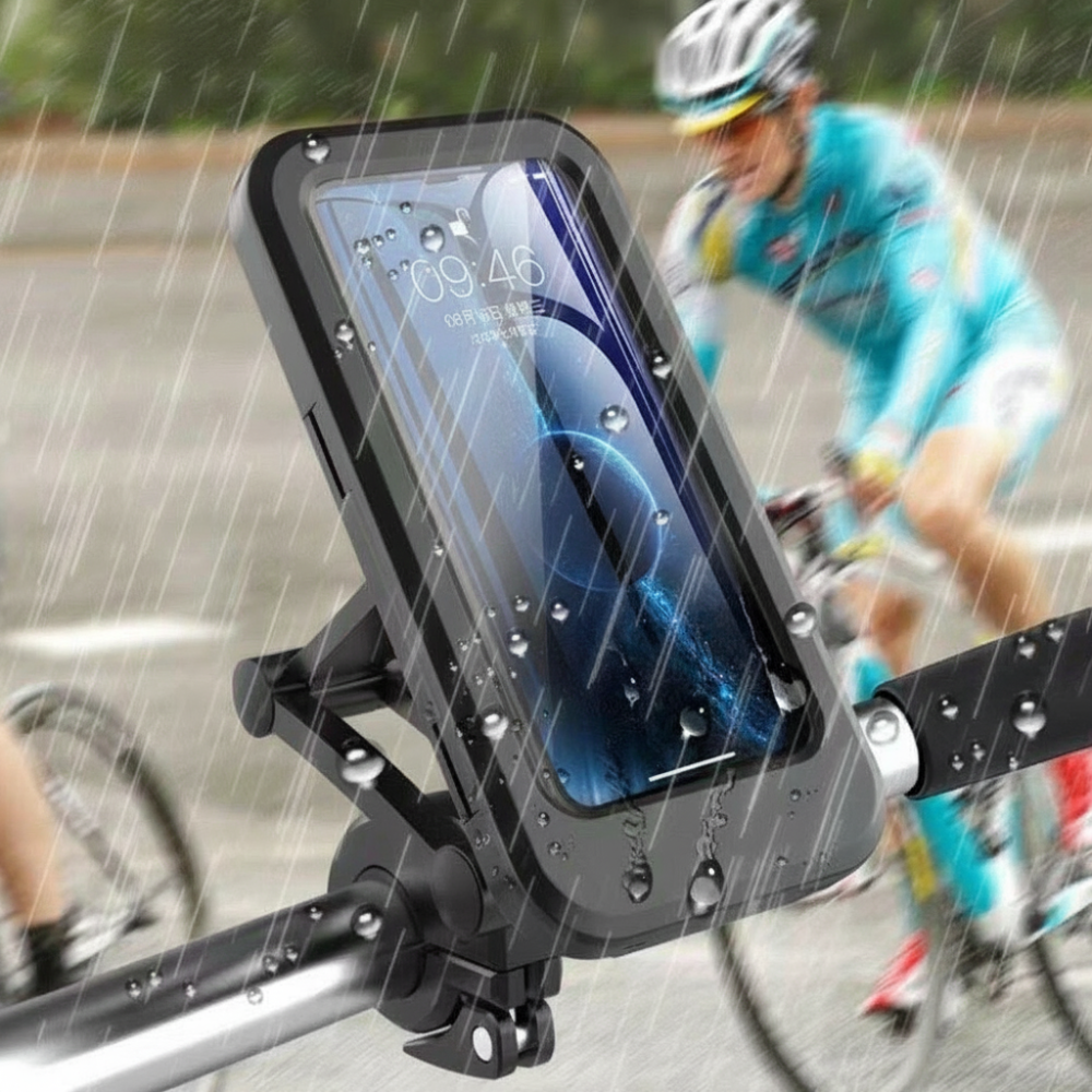 All-Weather Smart Phone Holder for Bicycles with 360° Rotation