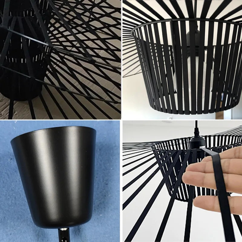 Elegant Halo Pendant Light in Chic Black Finish for Modern Homes
