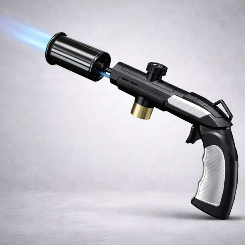 Versatile Cooking Torch with Customizable Flame for Grilling and Baking