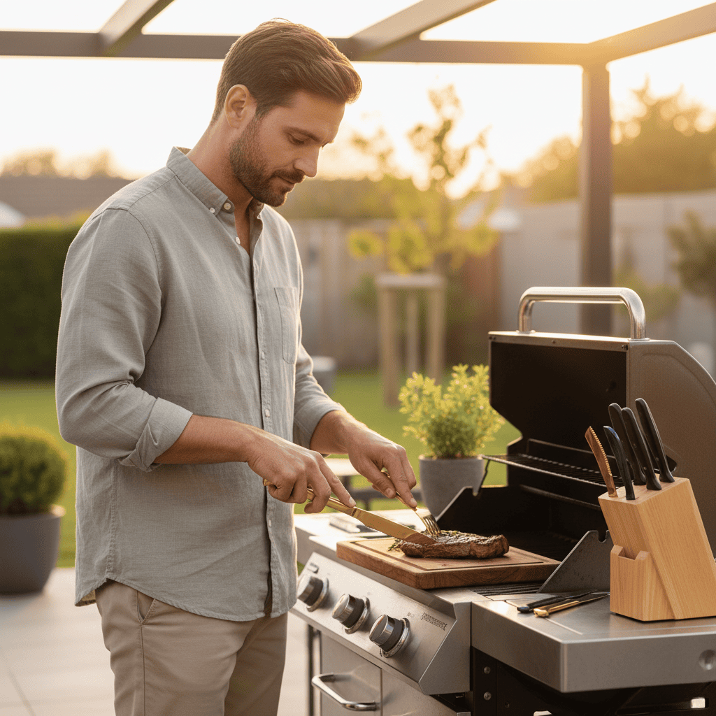 Precision Chef's Knife with Ultra Sharp Stainless Steel Blade