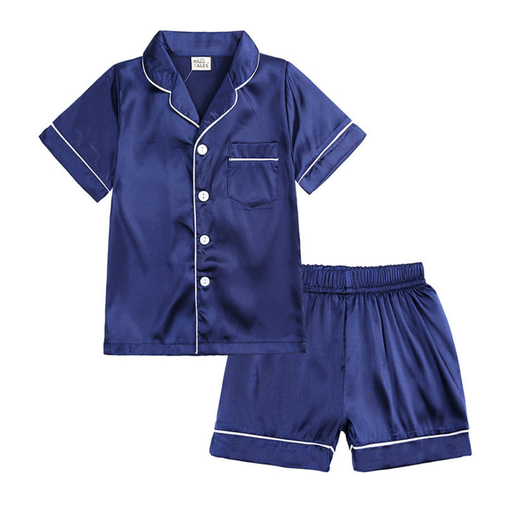 Cozy Button-Down Pajama Set for Kids with Coordinating Pieces