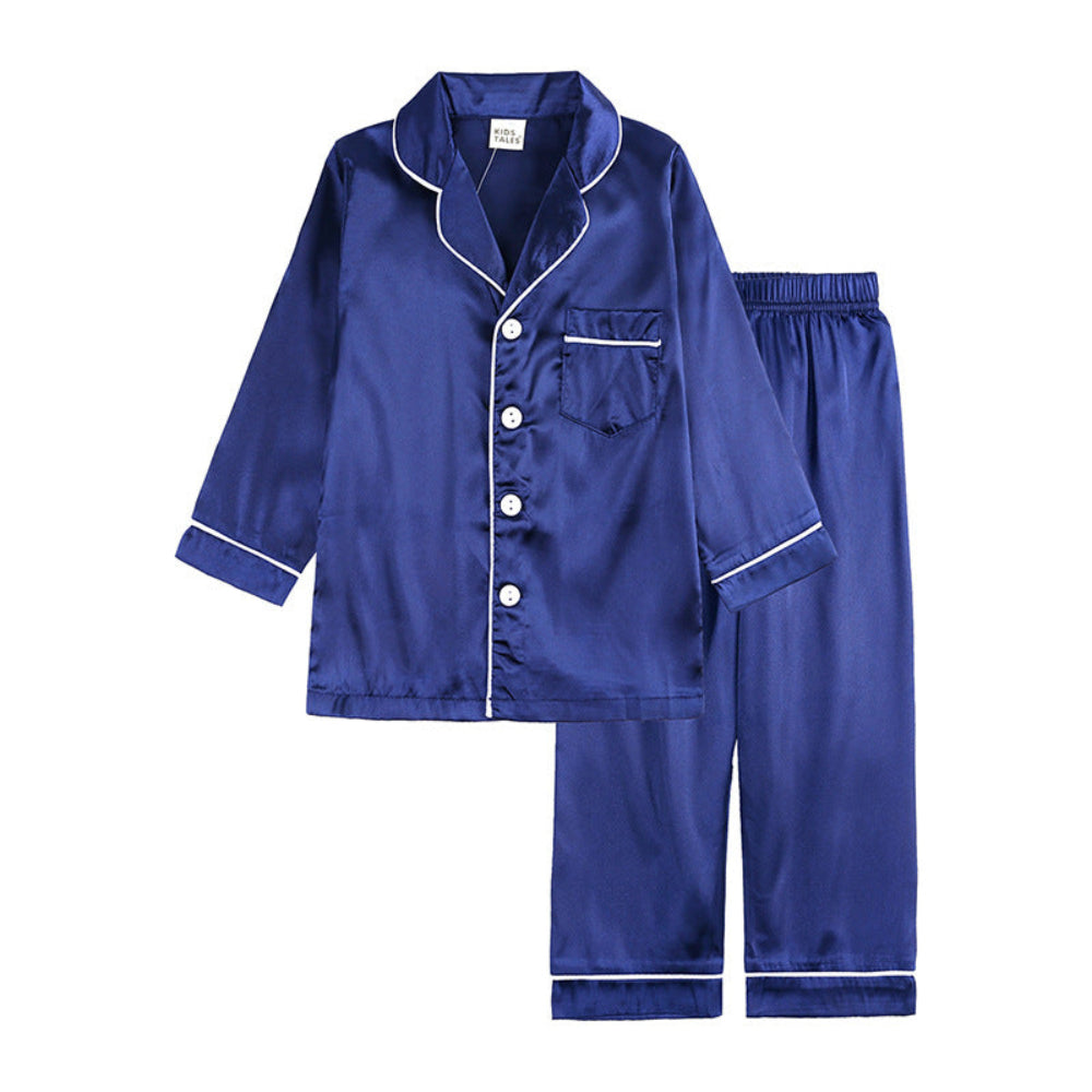Cozy Button-Down Pajama Set for Kids with Coordinating Pieces