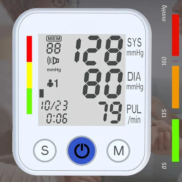Digital Arm Cuff Blood Pressure Monitor with Display