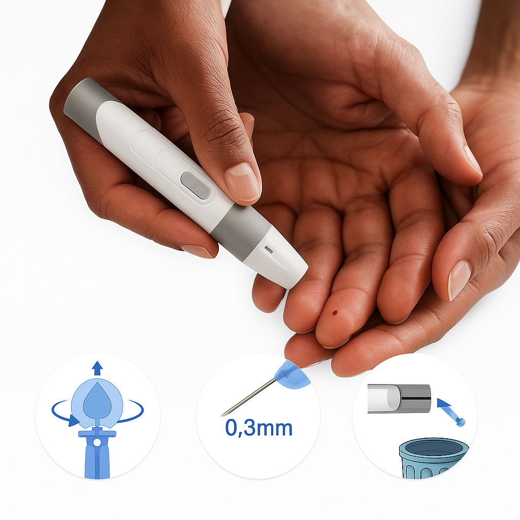 Digital Blood Sugar Tester - Complete Glucose Testing Kit