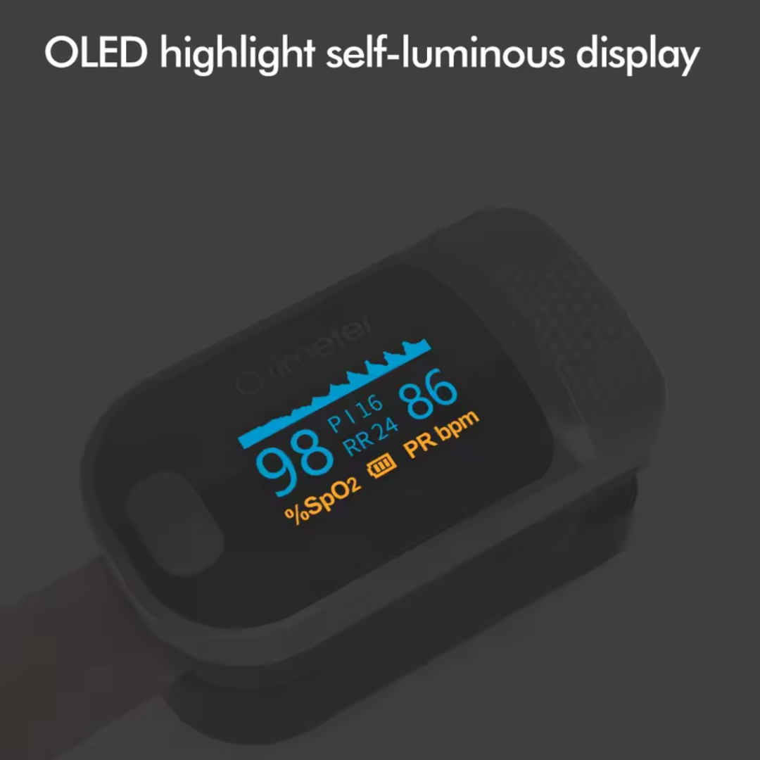 Oximeter and Blood Glucose Monitor with OLED Screen