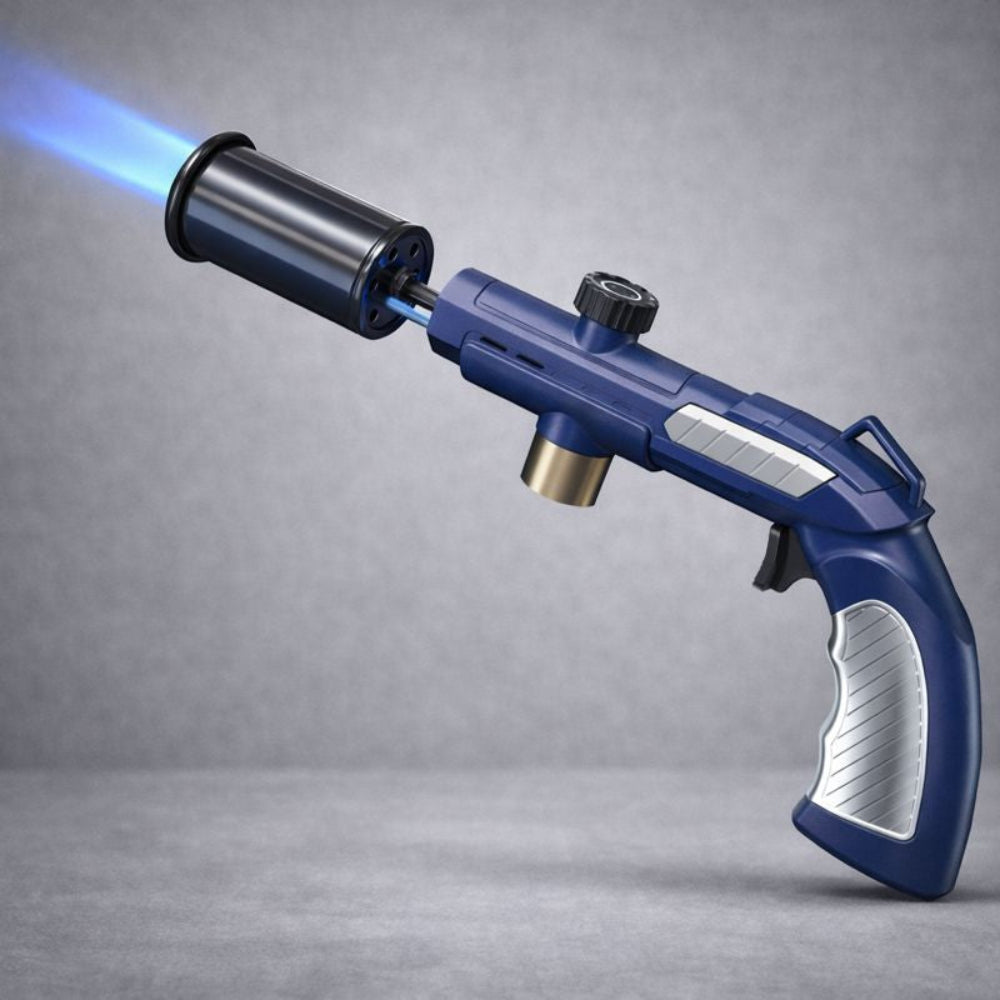 Versatile Cooking Torch with Customizable Flame for Grilling and Baking