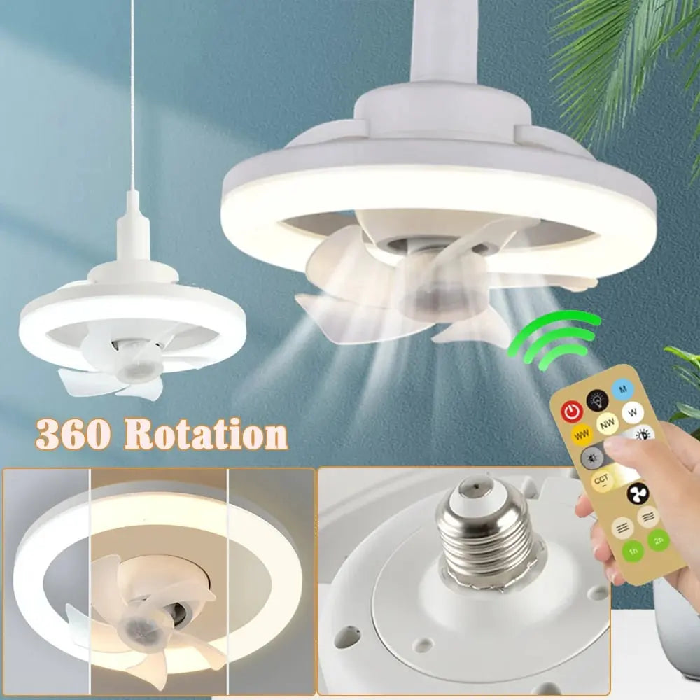 Contemporary Flush Mount Ceiling Fan with Remote and Quiet Motor