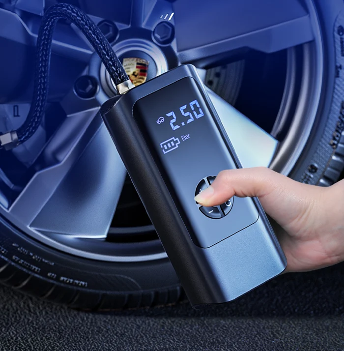 Compact Dual-Mode Air Compressor for Home and Travel Use