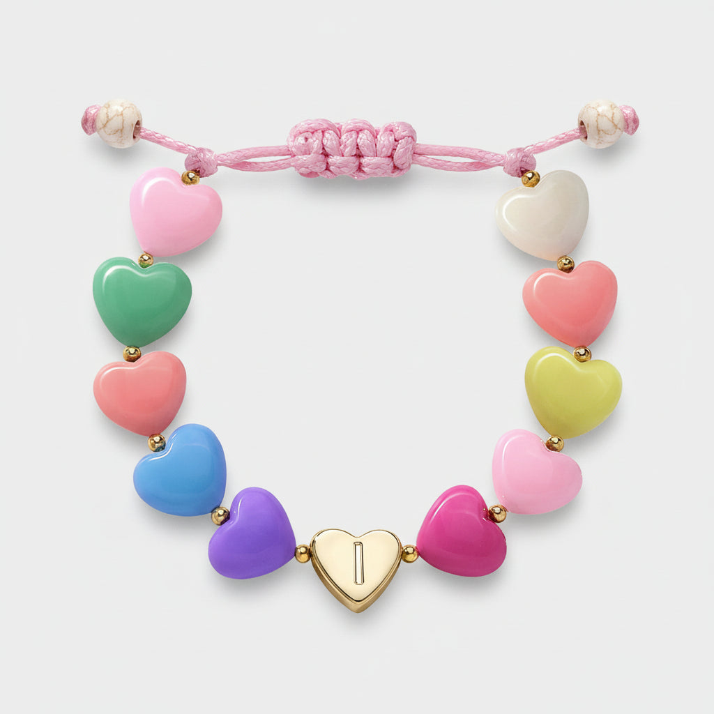 Customized Heart Charm Bracelet for Mother's Day Gift