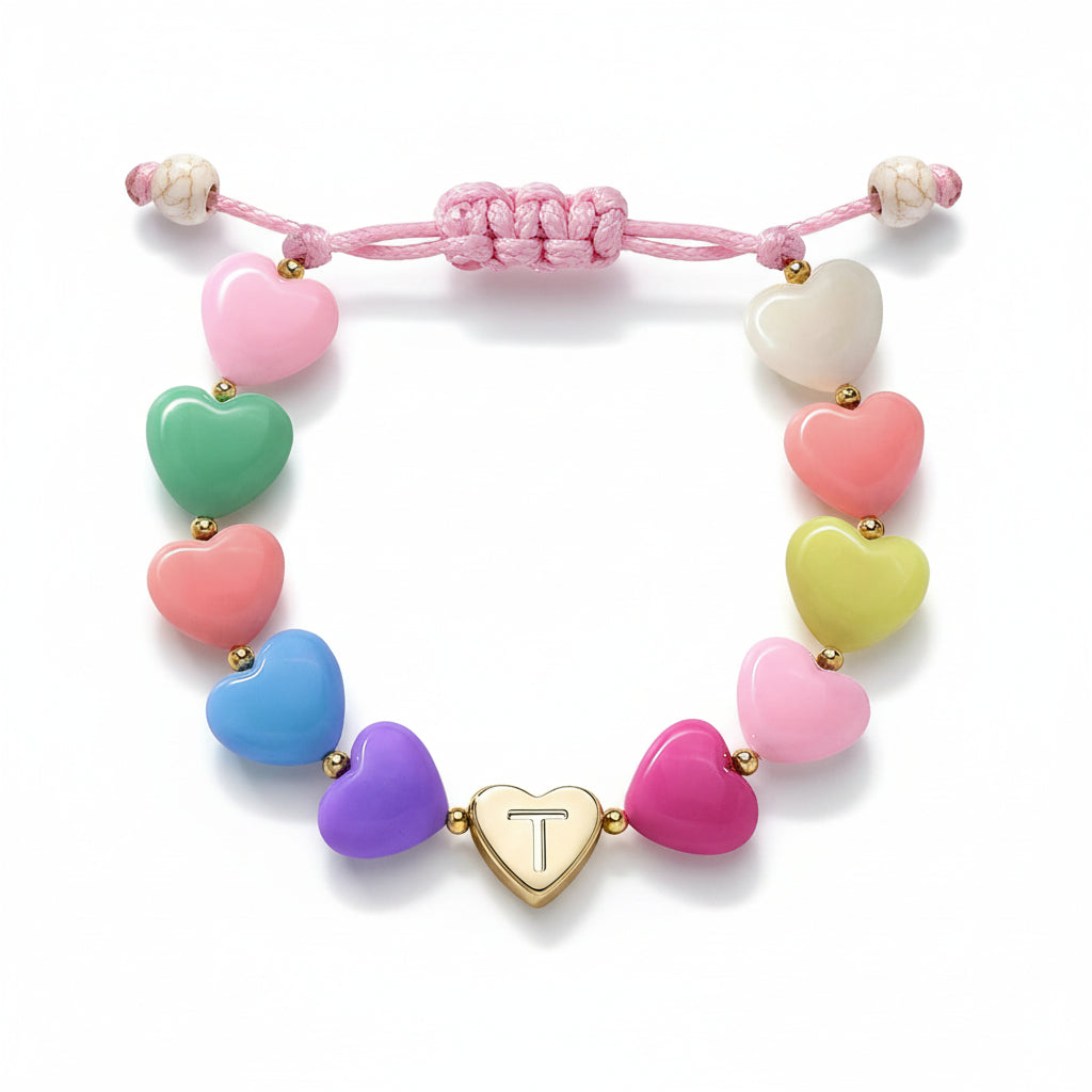 Customized Heart Charm Bracelet for Mother's Day Gift