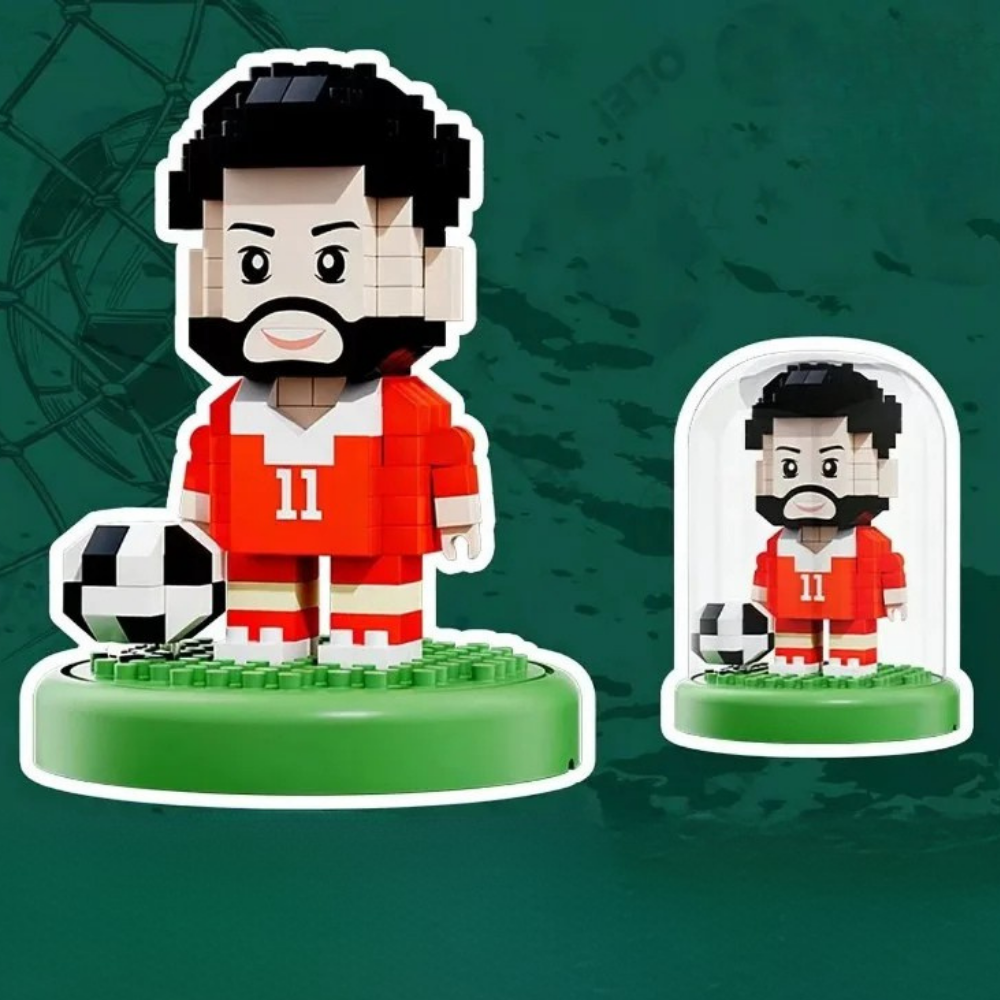 Mini Soccer Stadium Building Blocks Playset