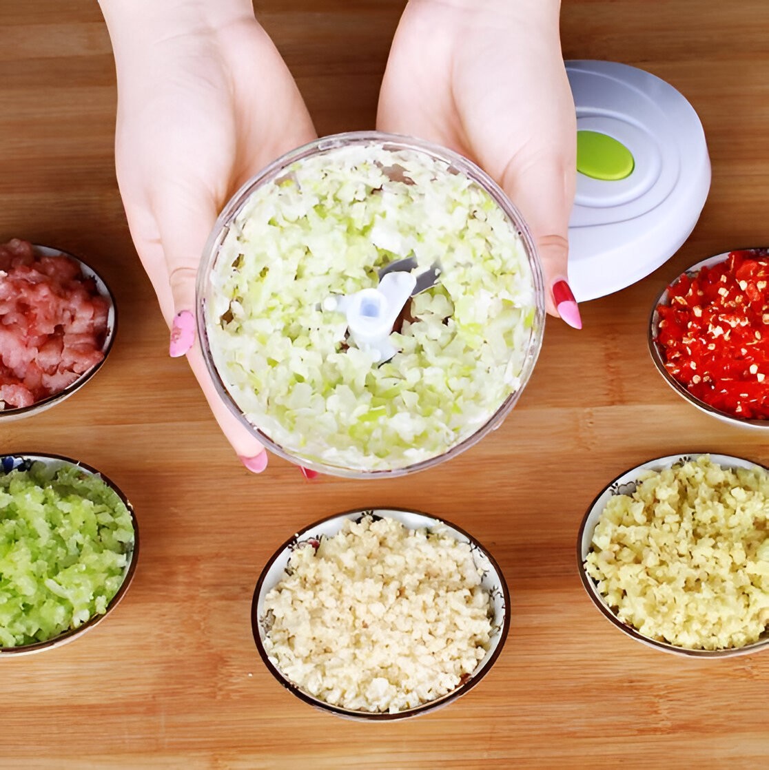 Compact Handheld Food Chopper