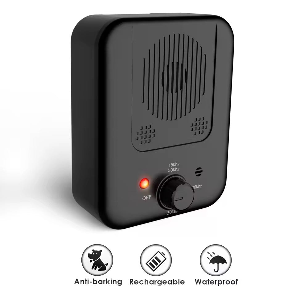Automatic Bark Control System – Ultrasonic Device for Indoor & Outdoor Use, 50ft Range