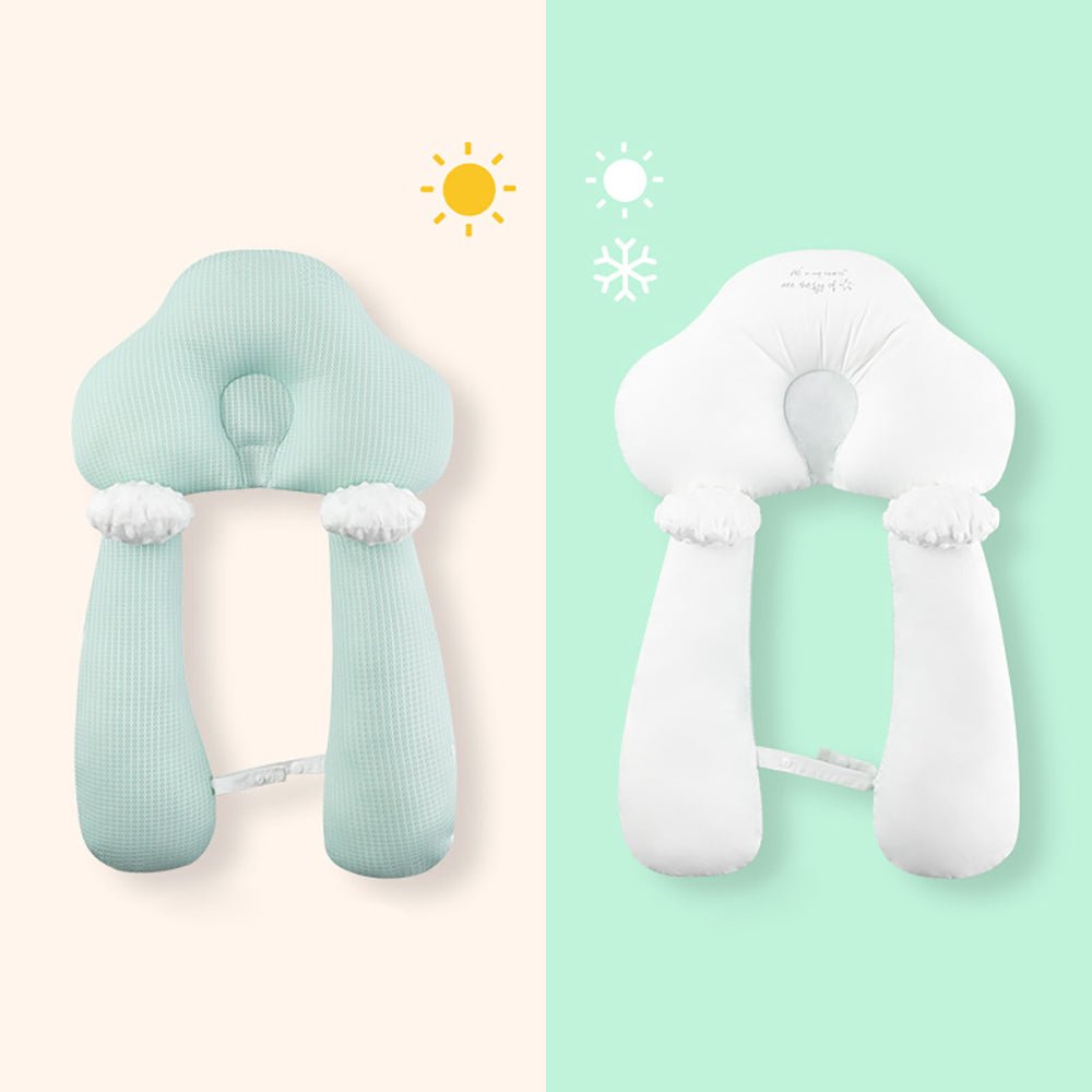 ComfortNest Organic Baby Pillow for Cozy Sleep and Neck Support
