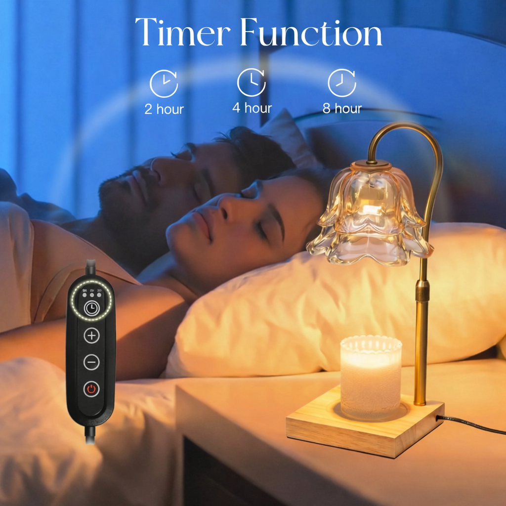 Elegant Electric Candle Melter with Adjustable Height