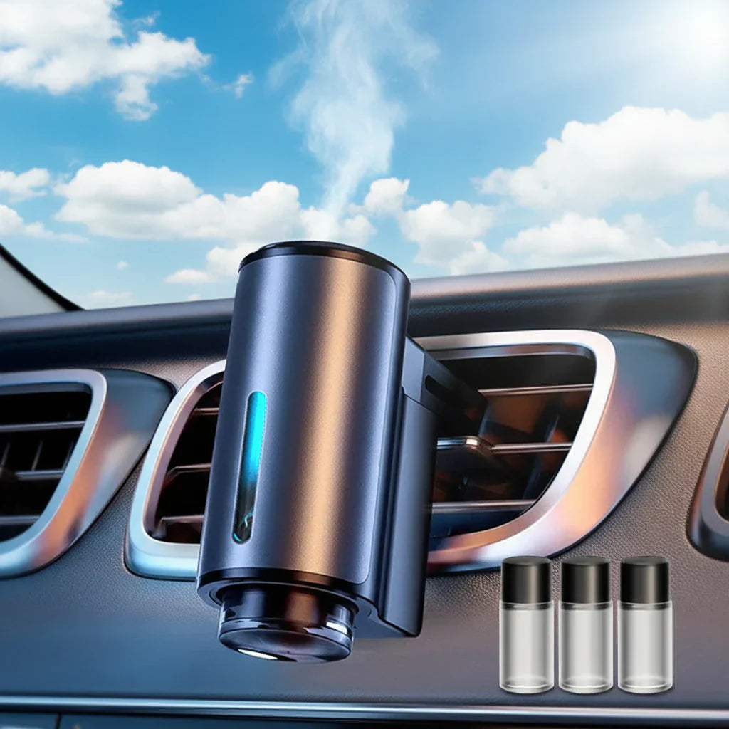Smart Aroma Vent Clip for Your Car with Essential Oil Diffuser