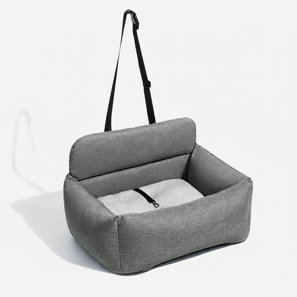 CozyPaws Extra Large Washable Dog Car Bed with Secure Fasteners