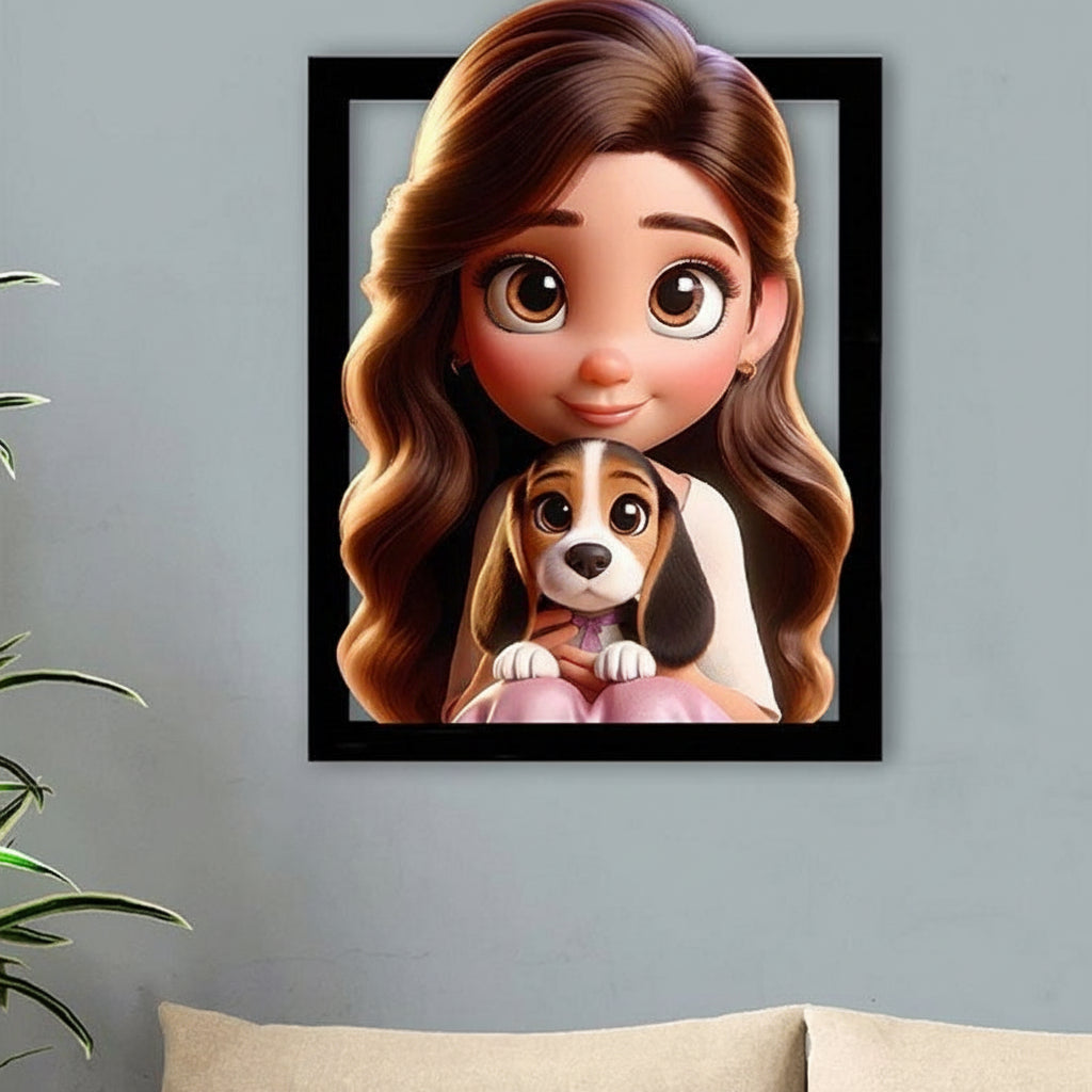 Custom 3D Wooden Photo Frame to Celebrate Your Memories