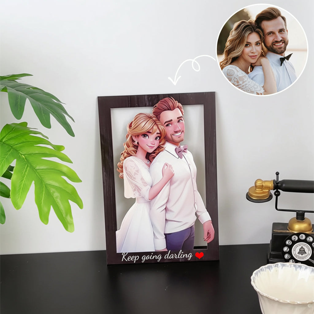 Custom 3D Wooden Photo Frame to Celebrate Your Memories