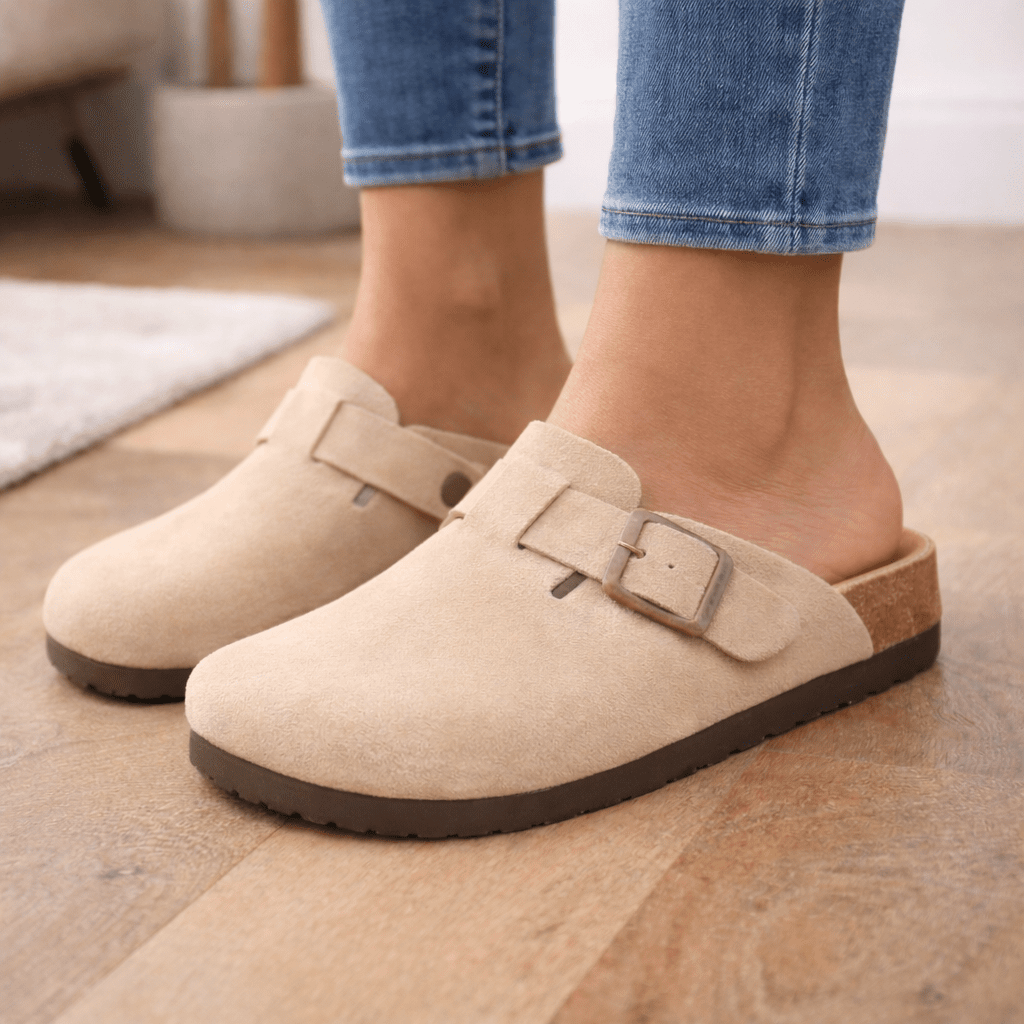 CloudStride Suede Clogs for Ultimate Comfort