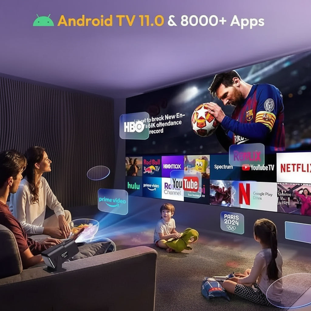 Ultra Compact 4K Projector for Ultimate Home Viewing