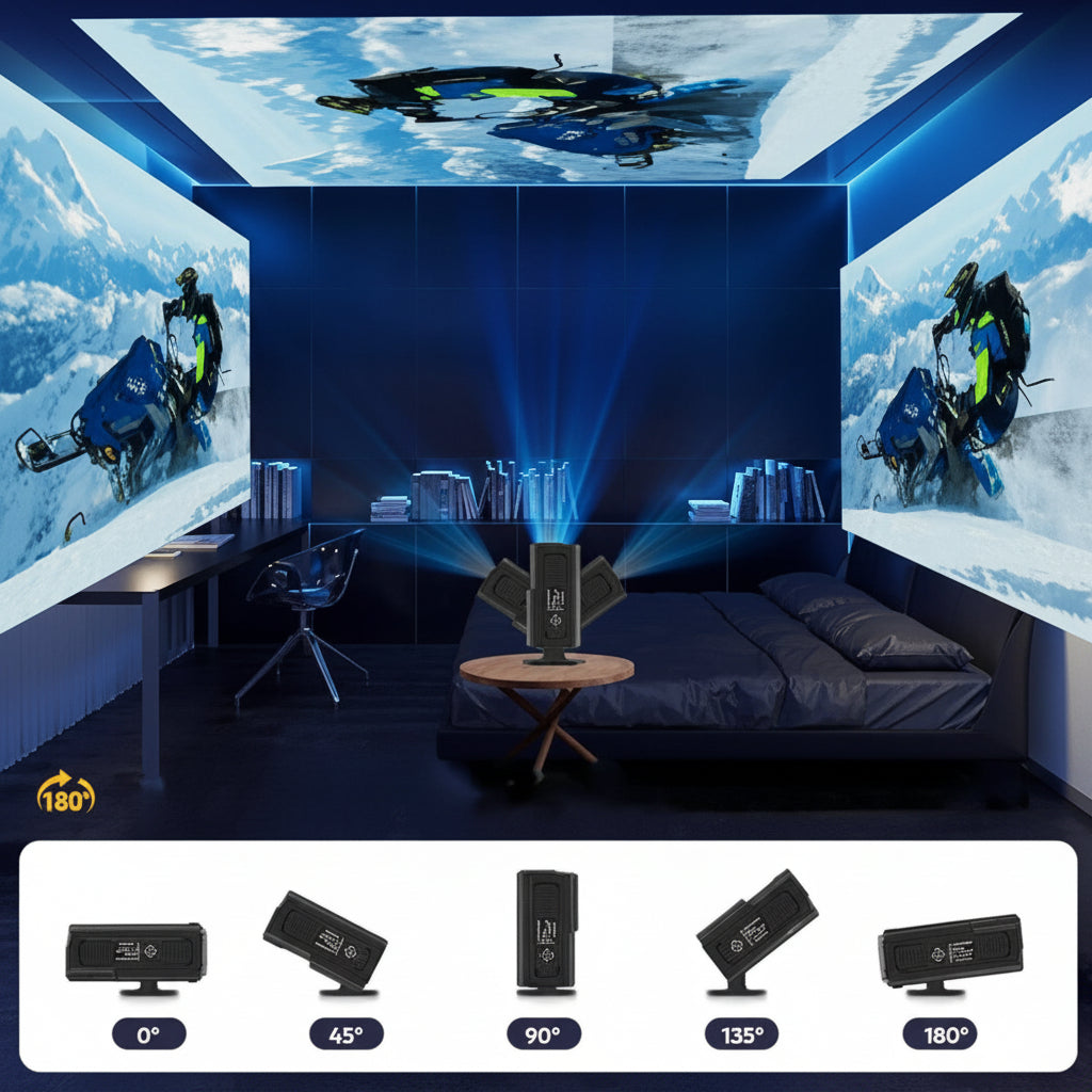 Ultra Compact 4K Projector for Ultimate Home Viewing