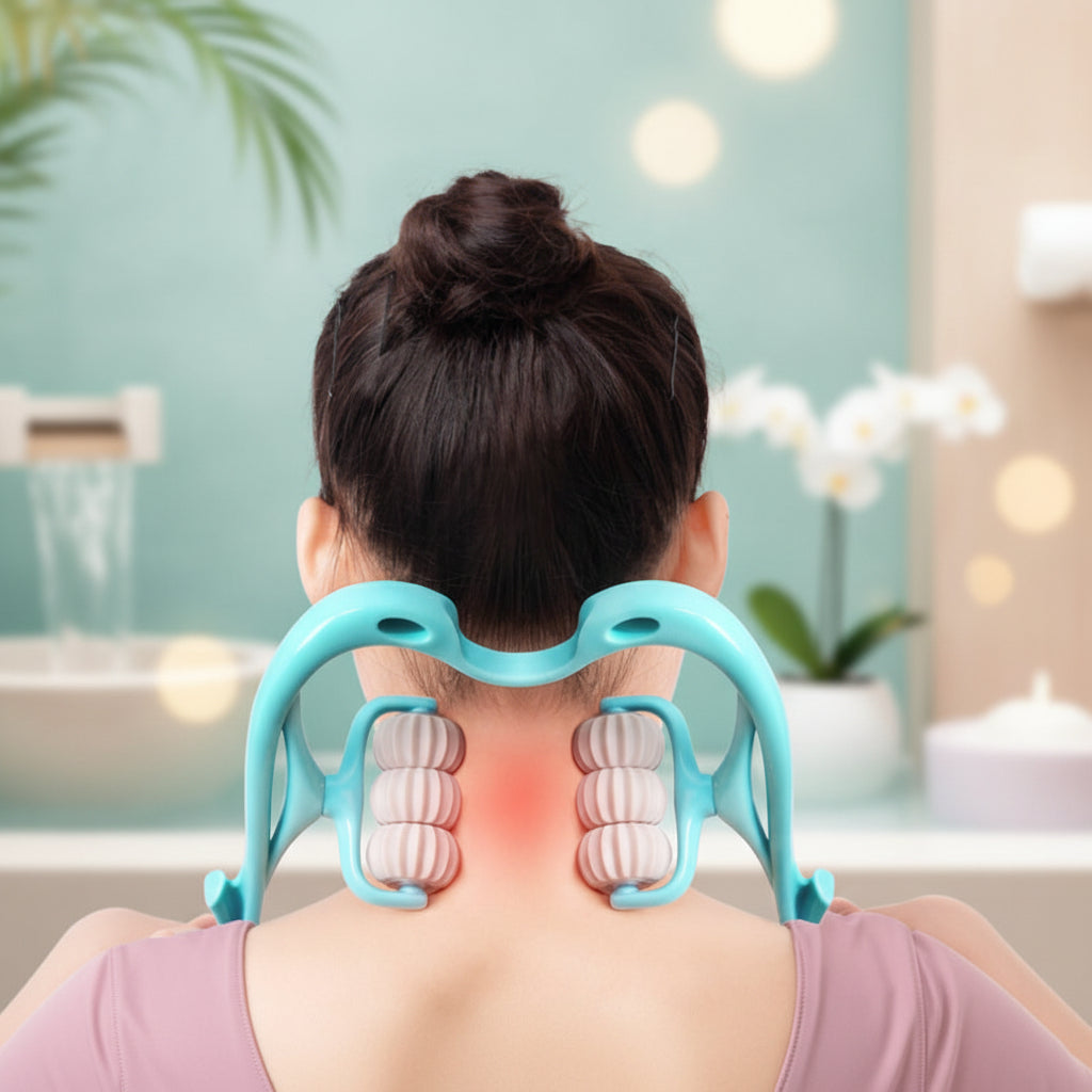 Cervical Relief Roller: Manual Neck and Shoulder Massager