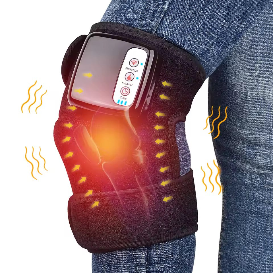 Heating and Vibration Wrap with Rechargeable Function | 45–60°C | 3 Levels | Timer | For Knee, Elbow, and Shoulder