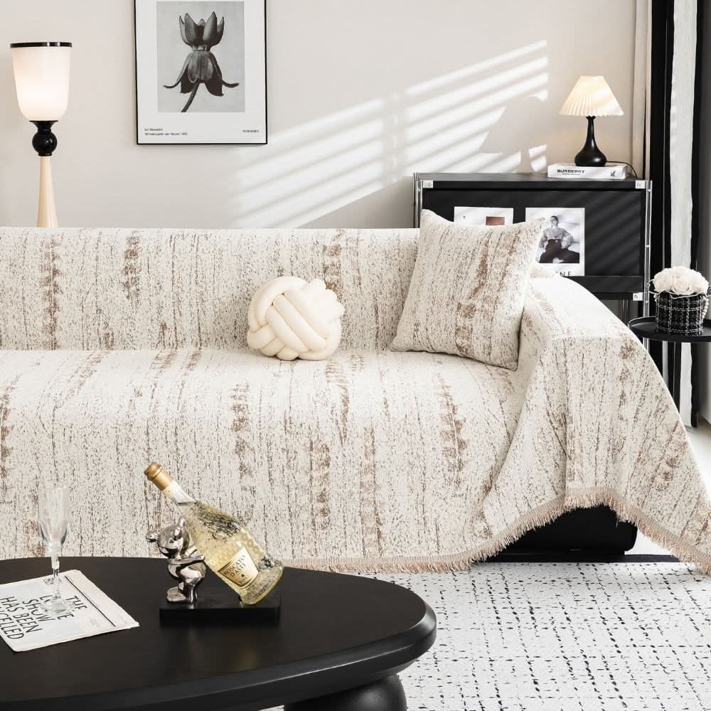 ChicSoft Chenille Sofa Protector for Effortless Elegance