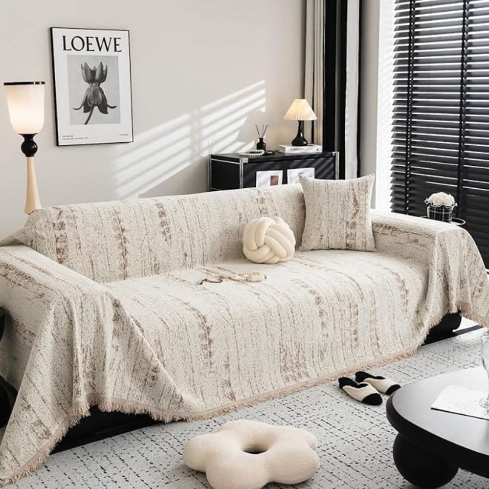 ChicSoft Chenille Sofa Protector for Effortless Elegance