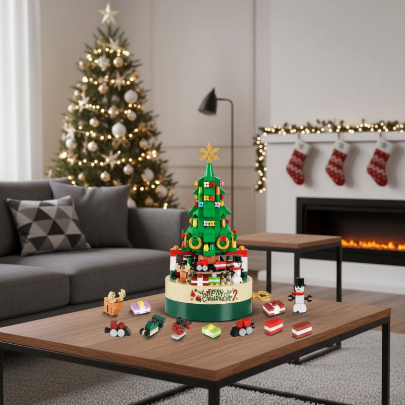 FestiveCraft Christmas Music Box Kit with Tree Design