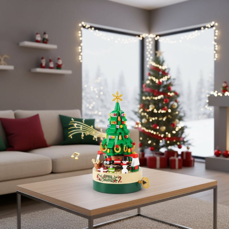 FestiveCraft Christmas Music Box Kit with Tree Design