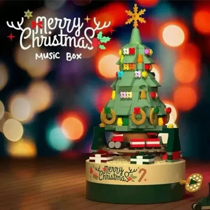 FestiveCraft Christmas Music Box Kit with Tree Design