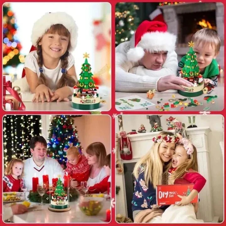 FestiveCraft Christmas Music Box Kit with Tree Design