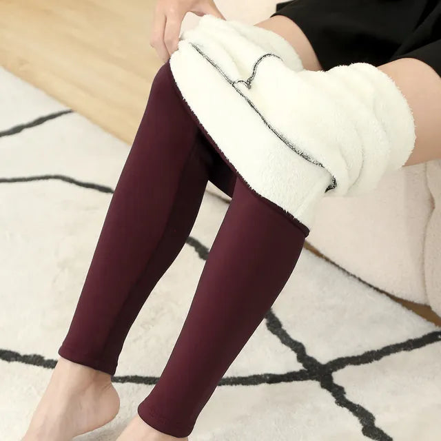 Winter Pants | Sherpa Lined | Cozy Warmth & Tummy Control | Fleece