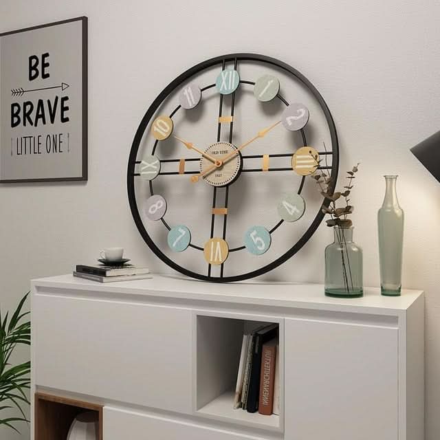 TranquilTime Silent Wall Clock for a Calm Home Atmosphere