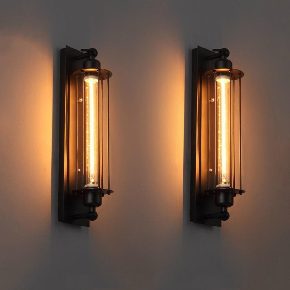RadiantGlow Retro LED Wall Sconce for Cozy Illumination