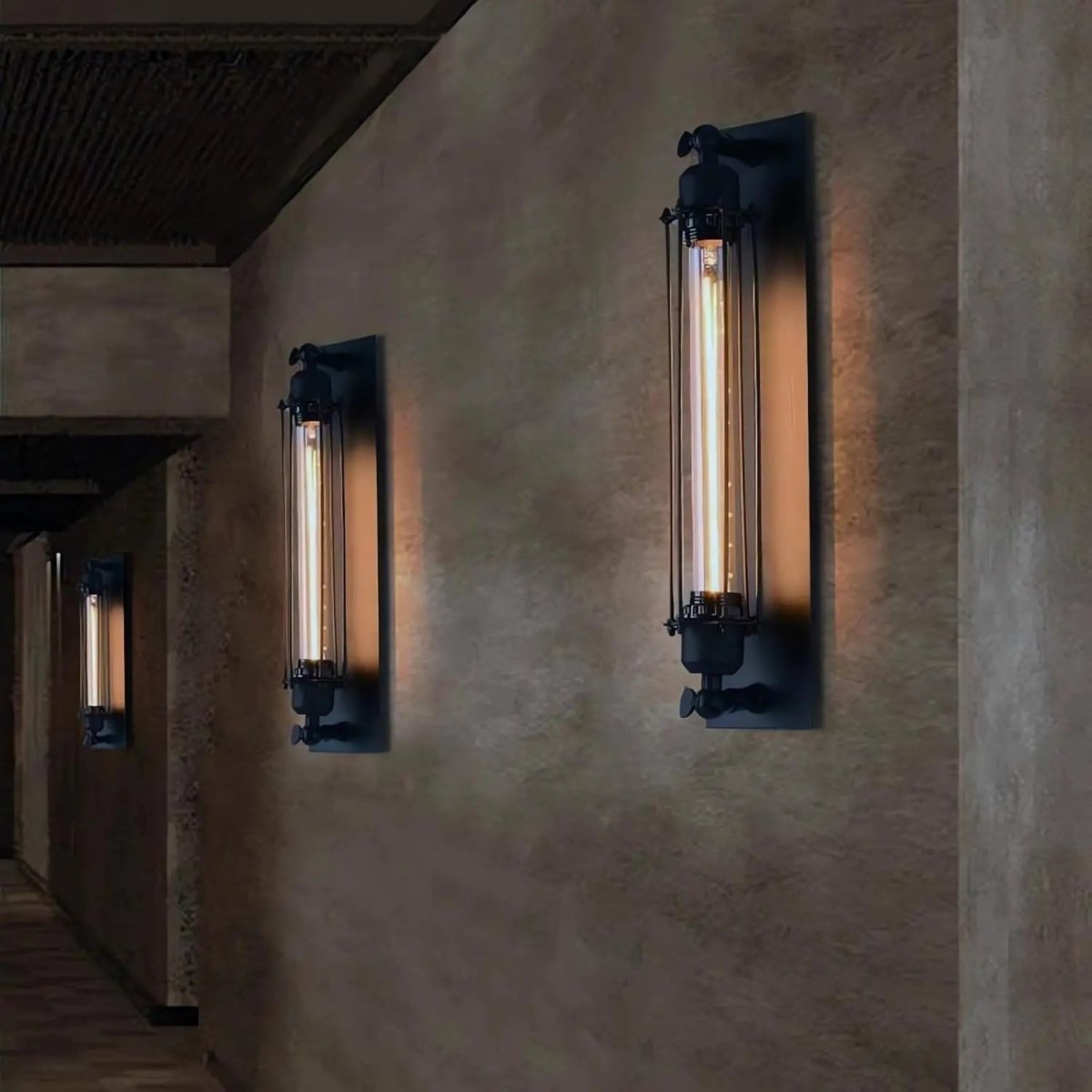 RadiantGlow Retro LED Wall Sconce for Cozy Illumination