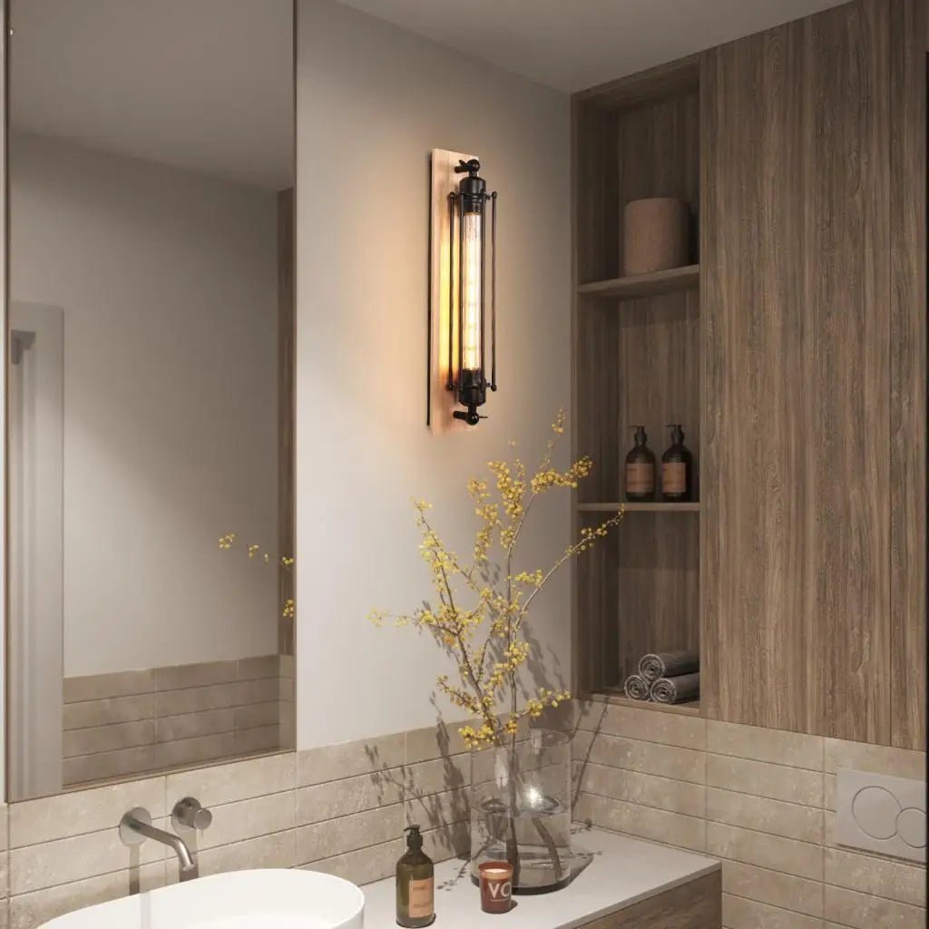 RadiantGlow Retro LED Wall Sconce for Cozy Illumination