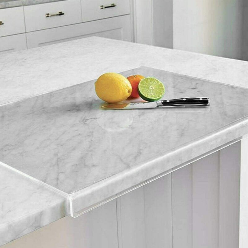 UltraClear Non-Slip Acrylic Cutting Board for Effortless Chopping