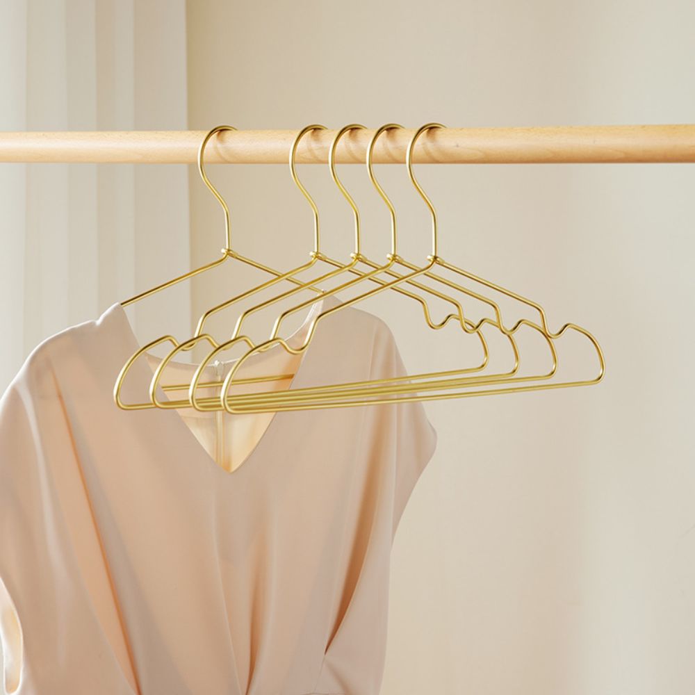 Space-Saving Aluminum Hangers for Efficient Organization