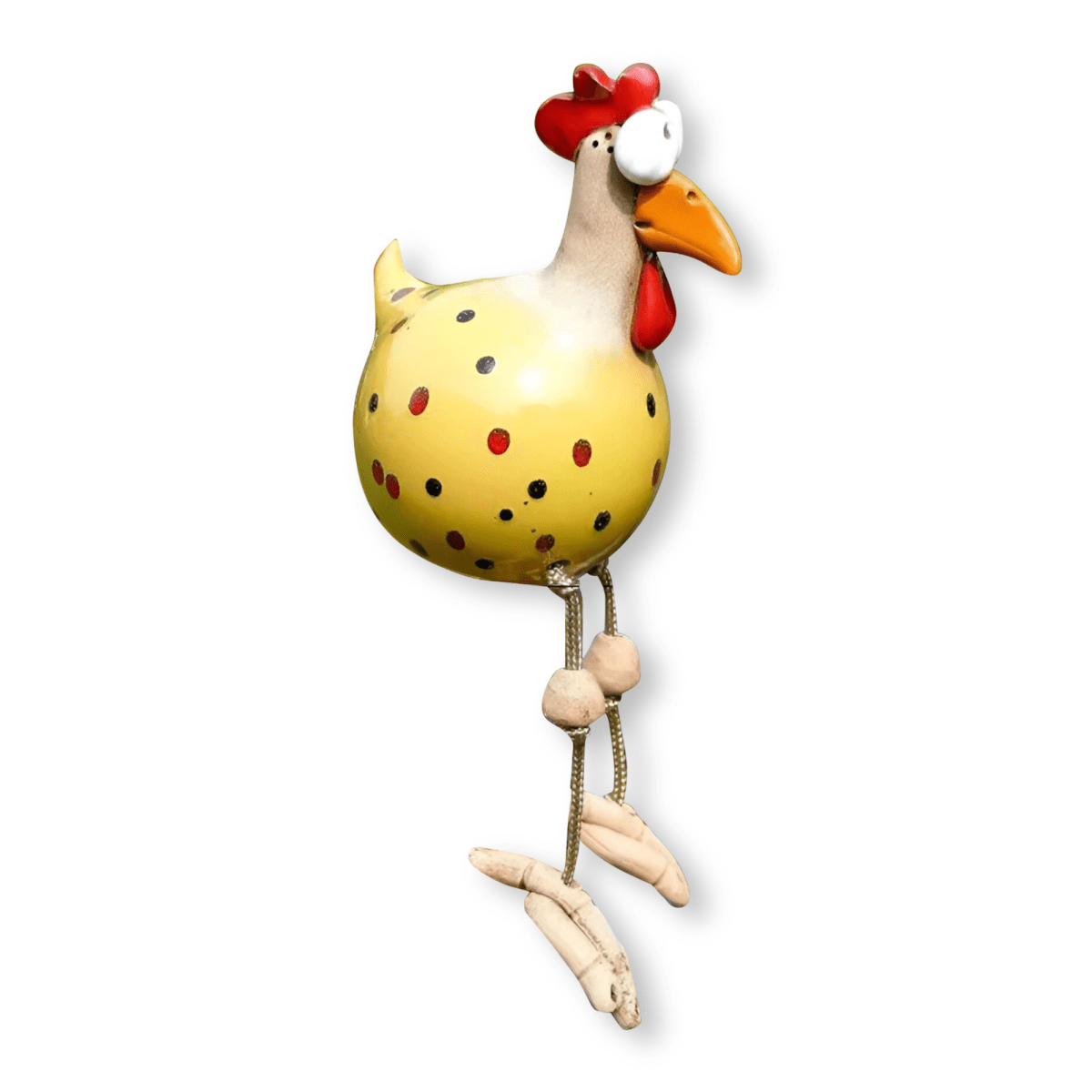 Whimsical Resin Chicken Sculpture for Outdoor Charm