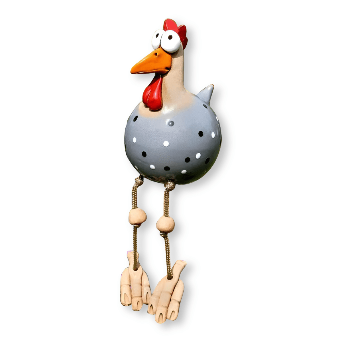 Whimsical Resin Chicken Sculpture for Outdoor Charm