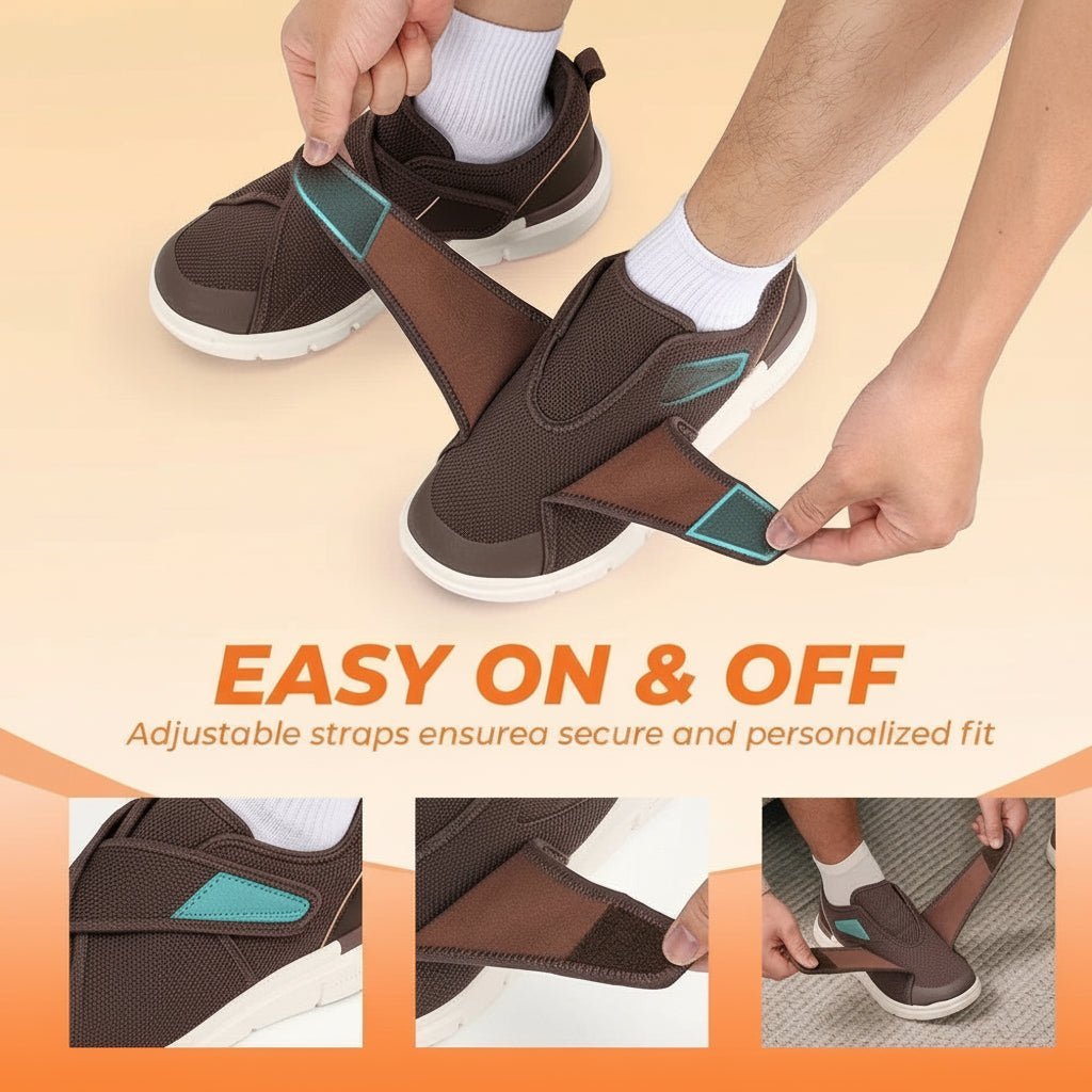 Comfortable Extra Wide Slip-On Shoes for Sensitive Feet