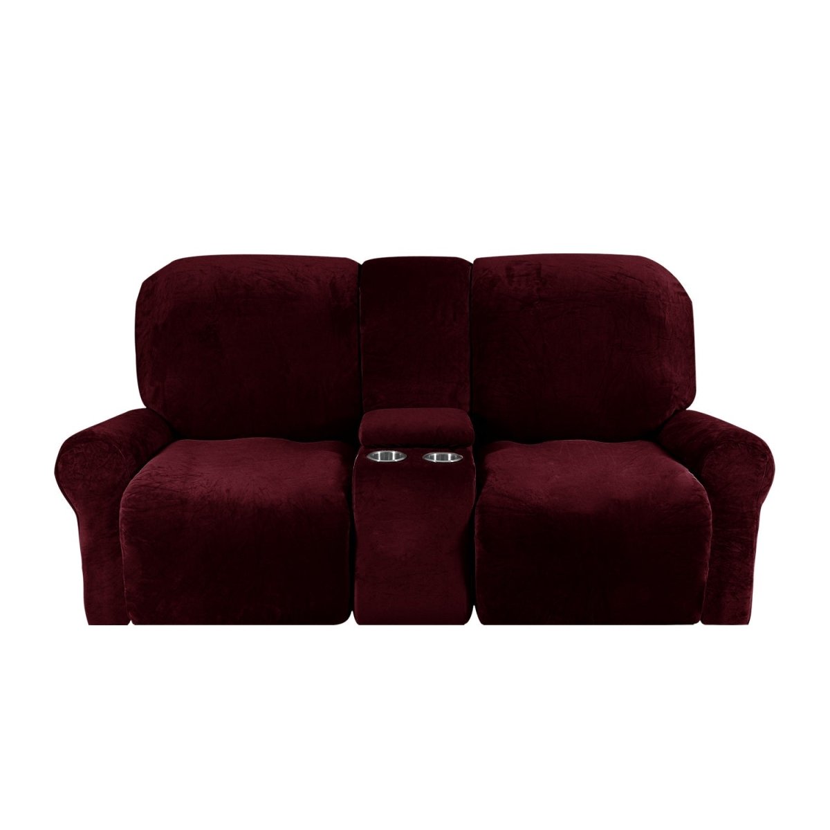 Ultimate Comfort Two-Seater Recliner Protector with Drink Holders
