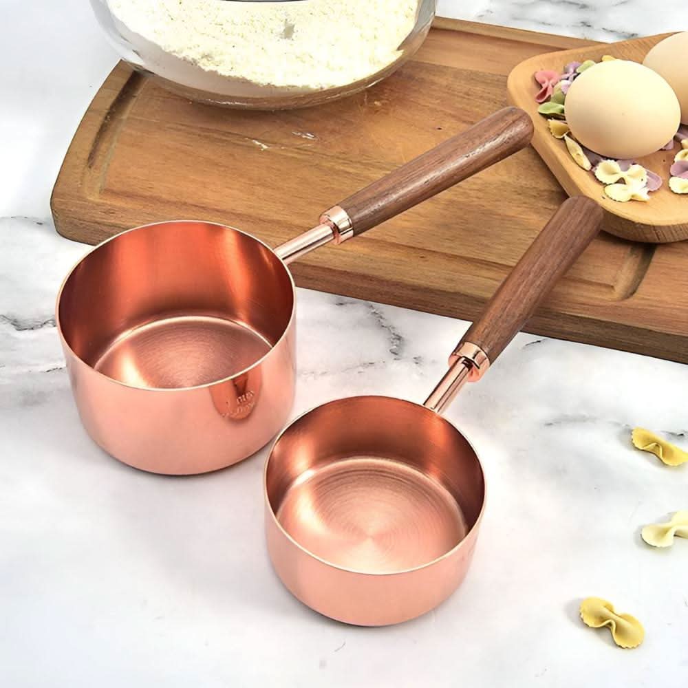 Luxora Elite Measuring Set in Stainless Steel with Copper Finish
