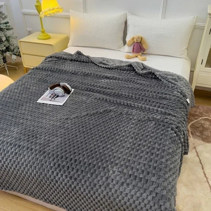 SnuggleSoft Plush Fleece Throw for Ultimate Comfort